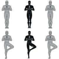 Vector design of man exercising