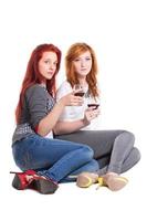 Two redhead women photo