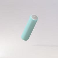 3d Realistic AA Type Battery. Battery Accumulator for vaping. Vector illustration.