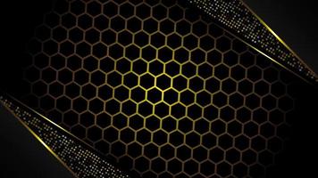 black and gold background vector
