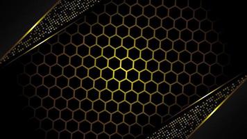 black and gold background vector