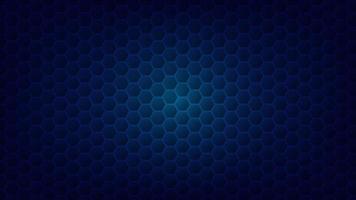 patrón hexagonal con iluminación azul para elemento de diseño gráfico. concepto de fondo de tecnología futurista abstracto vector