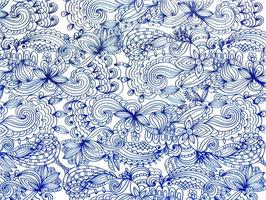 Blue lace pattern photo