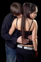 Young man flirting photo