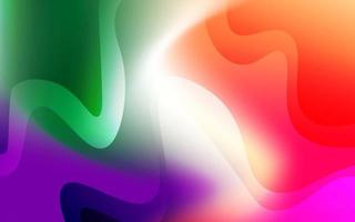 Fondo de textura ondulada de malla holográfica de color verde, blanco, rojo y púrpura abstracto. eps10 vector