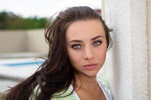 Pretty young brunette photo