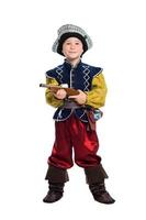 Smiling boy dressed as pirate photo