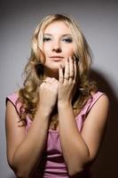 seductive sensual young blonde photo