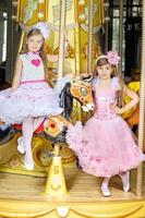 Two little girls photo
