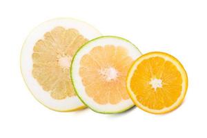 Pomelo, sweetie and orange photo