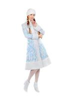 Cute smiling Snow Maiden photo