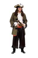 young man in a pirate costume with pistol photo