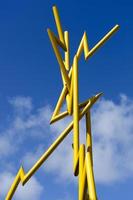 Tampa City Park Abstract Yellow Decoration photo