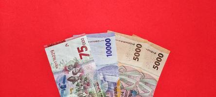 dinero nuevo rupia indonesia última edición 2022 foto