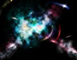 fondo abstracto con galaxia y estrellas brillantes, formación de gas. ilustración del cielo foto