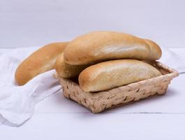 buns of white wheat flour photo