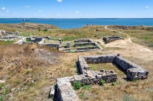 Ruins of the ancient greek settlement Olvio photo