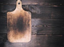 wooden kitchen cutting board photo