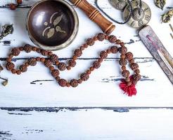 religious objects for meditation photo