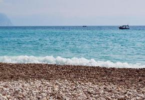 sea view from the beach, Crimea photo