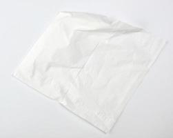 white paper napkin for face and body photo