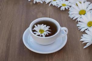 Herbal tea in a cup photo