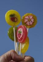 melting lollipops in sunlight photo