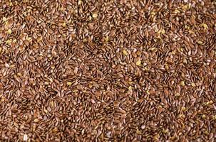 flax seeds, top view, full frame photo