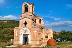 ruinas del templo del apóstol y evangelista lucas, ucrania crimea foto