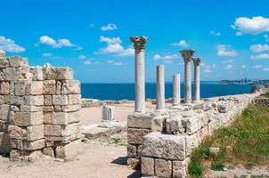 columns and ruins of Chersonesos photo