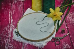 Vintage photos of objects for needlework