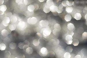 silver and white bokeh lights defocused photo