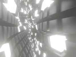 abstract image of cubes background. 3d rendering. photo