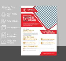 Corporate Flyer Template for your business.Flyer Design vector