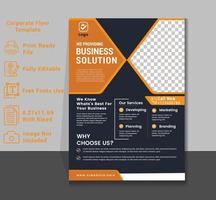 Corporate Flyer Template for your business.Flyer Design vector