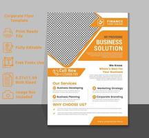 Corporate Flyer Template for your business.Flyer Design vector