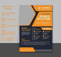 Corporate Flyer Template for your business.Flyer Design vector