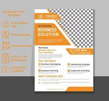 Corporate Flyer Template for your business.Flyer Design vector