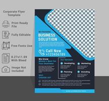 Corporate Flyer Template for your business.Flyer Design vector