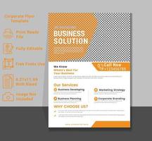 Corporate Flyer Template for your business.Flyer Design vector