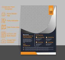 Corporate Flyer Template for your business.Flyer Design vector