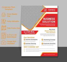 Corporate Flyer Template for your business.Flyer Design vector