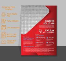 Corporate Flyer Template for your business.Flyer Design vector