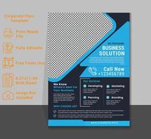 Corporate Flyer Template for your business.Flyer Design vector