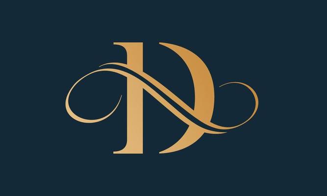 Initial Letter Logo Design Vector Template Luxury Letter Logo