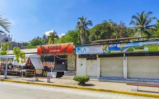 Puerto Escondido Oaxaca Mexico 2022 Busy road street driving cars traffic jam Puerto Escondido Mexico. photo