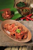 Dendeng Balado, Thin Slices of Indonesian Padang West Sumatra Beef Jerky photo