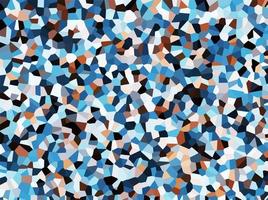 Broken glass abstract background. Colorful blue crack design template. vector