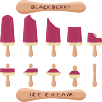 gran conjunto varios dulces sabrosos helados naturales png