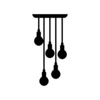 Chandelier icon vector. lustere illustration sign. luster symbol or logo. vector